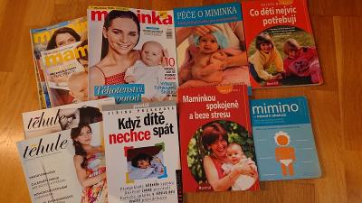 Časopisy Maminka + knihy o výchově