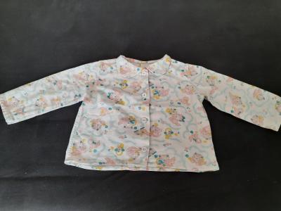 Dětská košilka - fanel, vel. 74 - 80