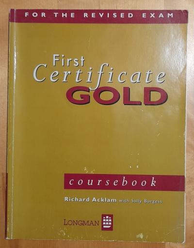 Učebnice angličtiny First Certificate GOLD