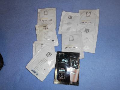 Vzorky sprcháč,šampón