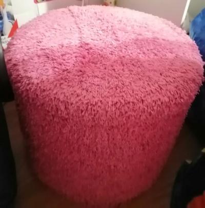 Růžový sedací bobek - odběr do 1.12.