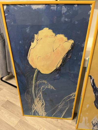 Velké obrazy s květinami