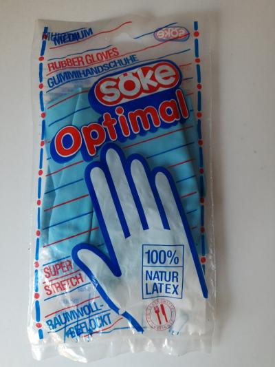 Gumové rukavice v originálním obalu - modré