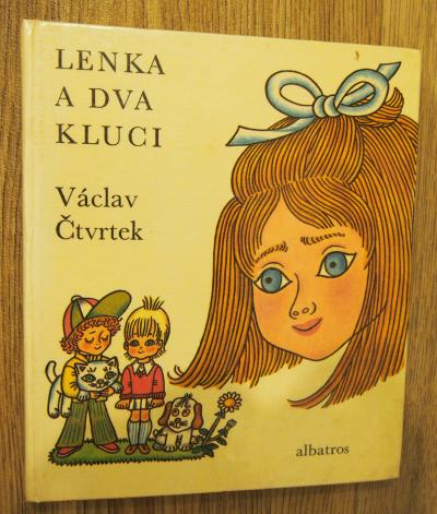 kniha Lenka a dva kluci