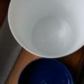Plastová dóza do kuchyně s modrým motivem
