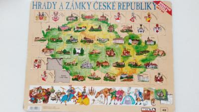 Puzzle Hrady a zamky Cech