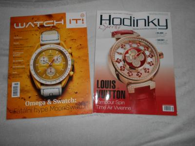 2x časopis Hodinky šperky a Watch it.