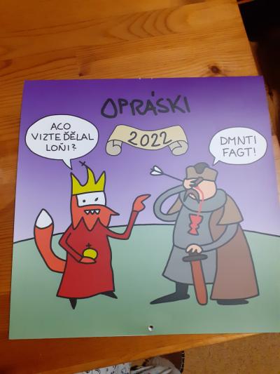 Starý kalendář 2022 Opráski