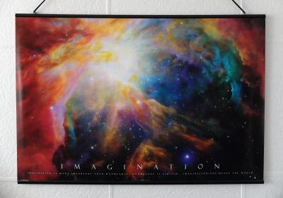 Plakát vesmír Imagination 91,5 × 61 cm