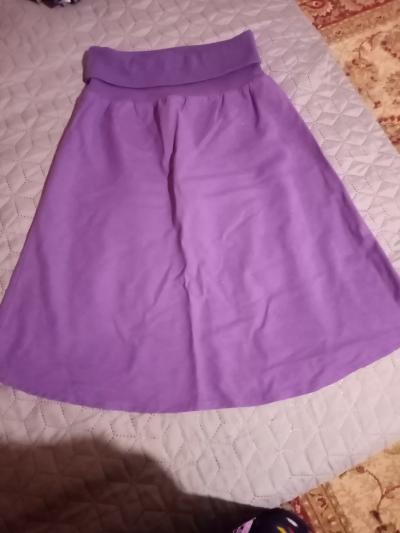 fialová sukně