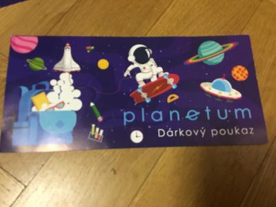 Detsky poukaz na vstup do Planetaria 1