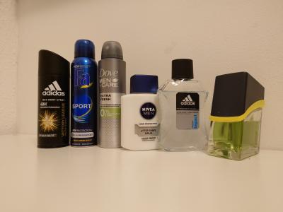 Nevypotřebované deodoranty pro muže