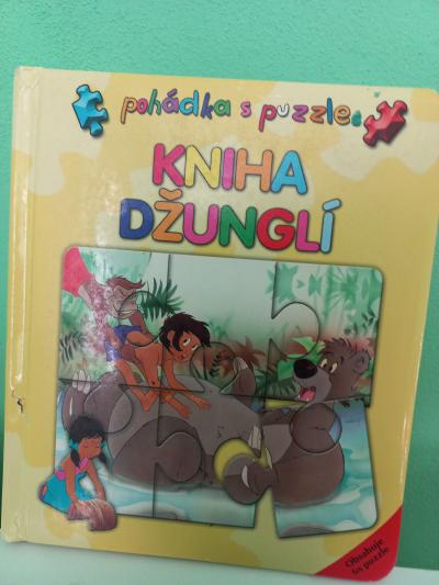 Kniha džungli plus puzzle rezervace Muf