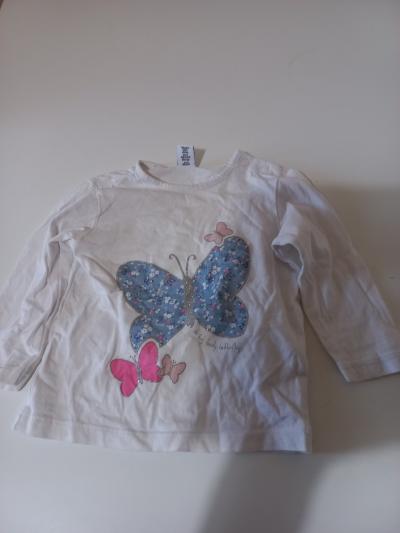 Tričko s motýlek 74