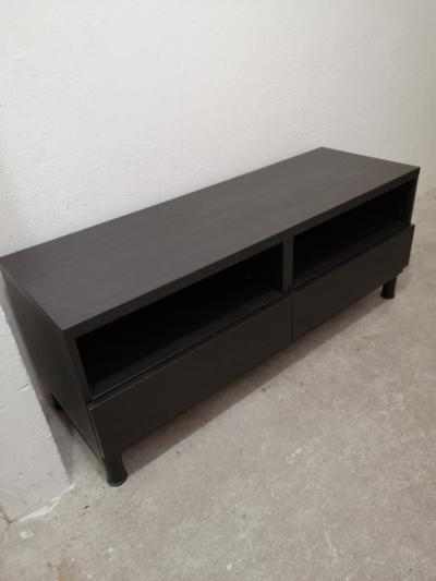 TV stolek Ikea BESTÅ černý