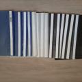 Složky na dokumenty - 15 ks - modré, šedé a černé - A4