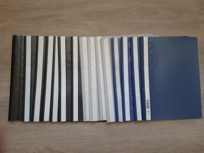Složky na dokumenty - 15 ks - modré, šedé a černé - A4