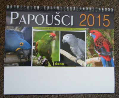 Kalendář Papoušci 2015