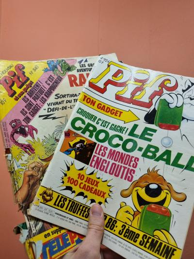 Časopisy PIF - francouzsky