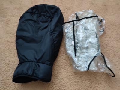 Nánožník a pláštěnka na kočárek