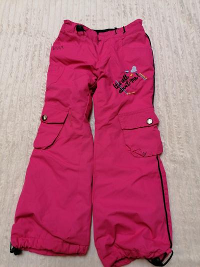 nepromokavé zateplené kalhoty vel 104