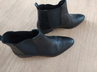 Kožené zimní nebo podzimní boty