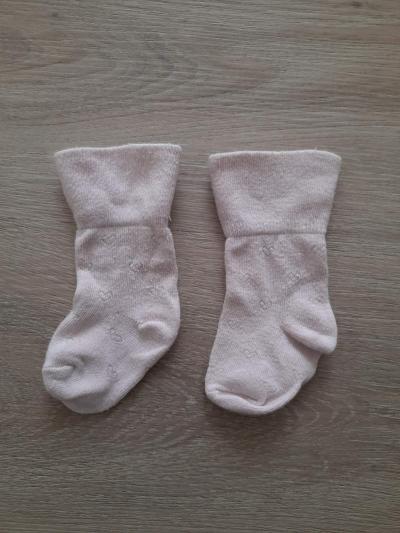 Kojenecké ponožky světle růžové