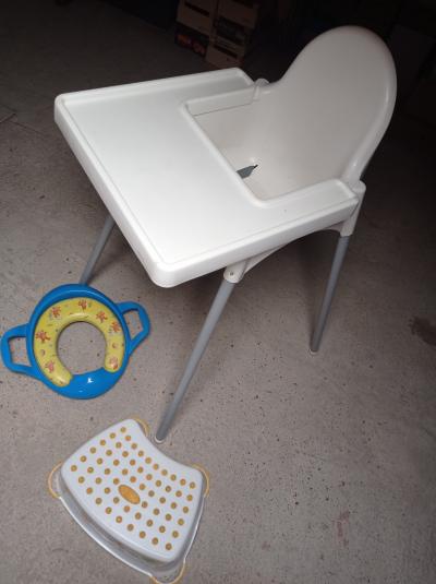 dětská jídelní židlička Ikea, stolička, WC sedátko