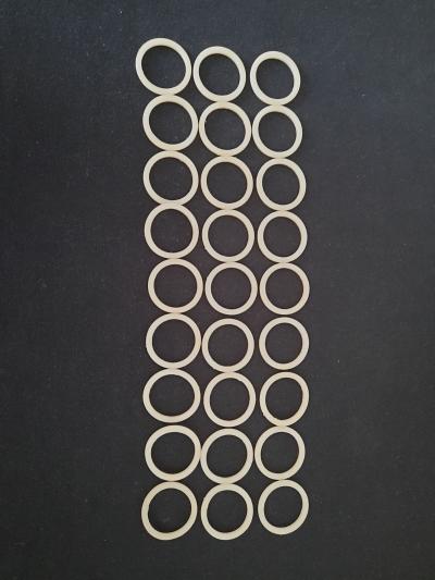 Kroužky na záclony / závěsy - plastové