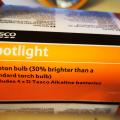 2x baterka TESCO spotlight