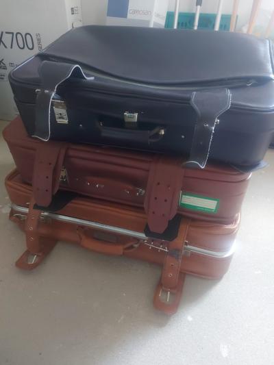 Staré kožené kufry