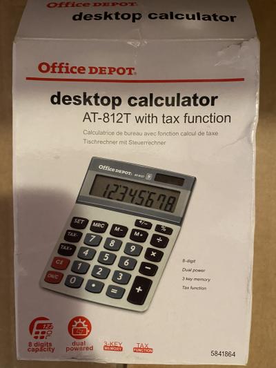 KALKULACKA OFFICE DEPOT AT-812T