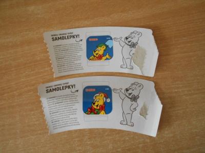 Samolepky Olmíci 2x Medvídek Haribo