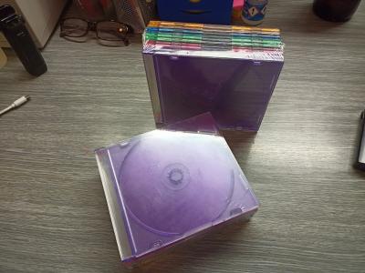 20 ks nepoužitých CD obalů