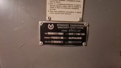 Nákladní výtah za odvoz