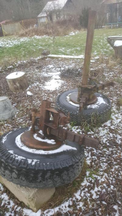 železo - podvozek maringotky