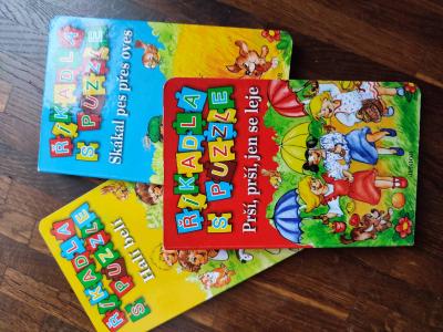 Dětské knížky s puzzle - menší