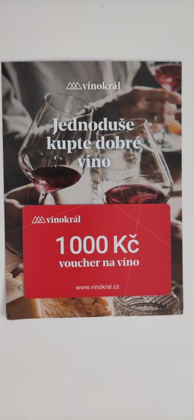 1000 kč voucher na víno