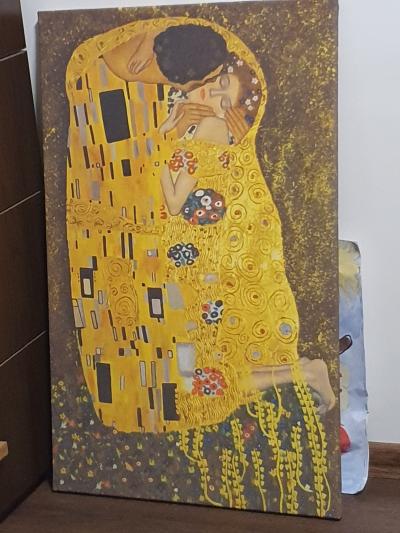 daruji reprodukci obrazu Polibek Gustav Klimt