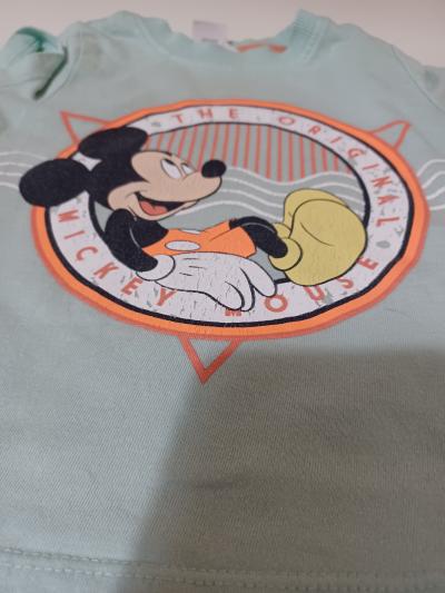 Tričko Mickey 74 zeléné