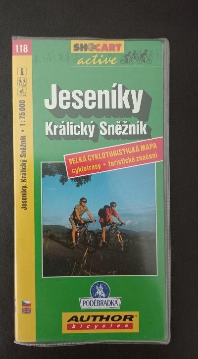 Cyklomapa Jeseníky Kral. Sněžník