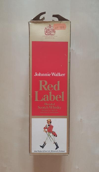 Krabička od lahve Johnnie Walker