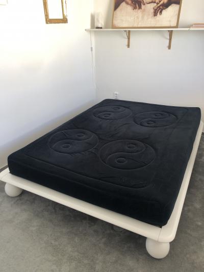 Postel z masivu s matraci 140x200