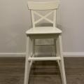 Dětská židlička bílá Ikea