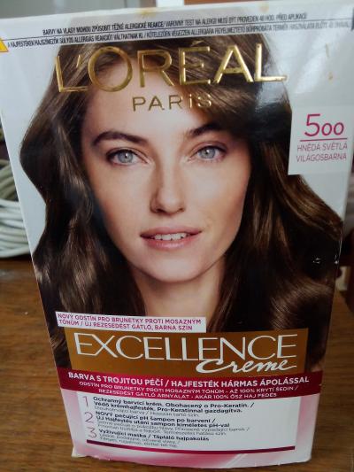 Barva L'Oréal 500 hnědá světle