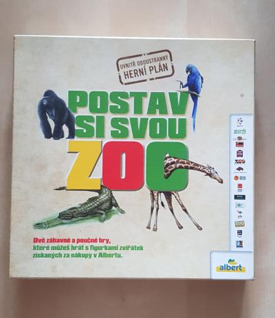 Společenská hra Postav si svou zoo