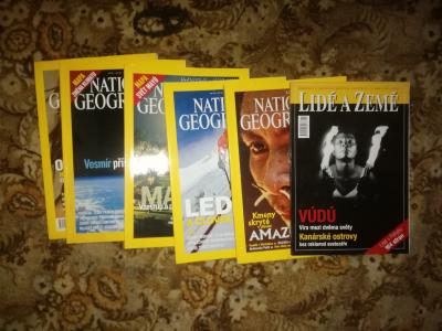 Časopisy National Geographic a Lidé a Země