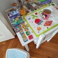 Ikea detsky stolek zidlicka a stupatko