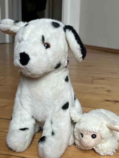 Plyšáky - dalmatin a ovečka