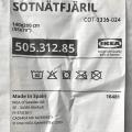 Chránič matrace IKEA SOTNÄTFJÄRIL 140x200 cm